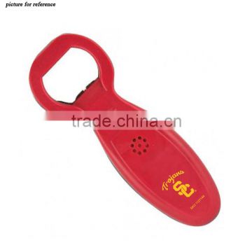 2016 promotional customized musical bottle opener with lower price