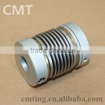 Clamping Aluminium transmission bellows flexible shaft coupling