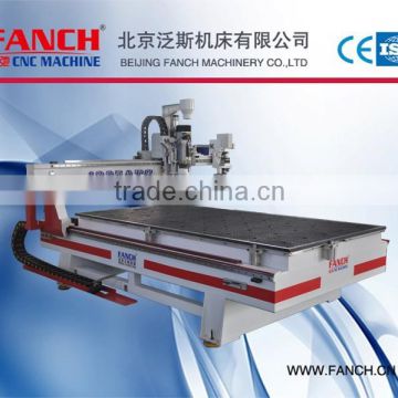 3 axis gantry cnc router with phenolic vacuum table, 8-20 ATC carousel