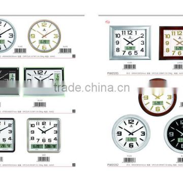 2013 new LCD promotional wall clock home clock