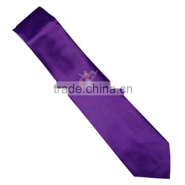 Plain tie Purple