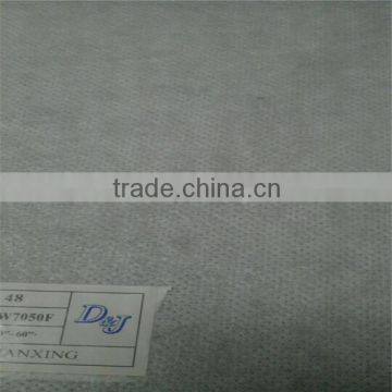 Polyester nonwoven interlining fusible fabric