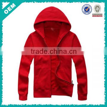 New! 2014 China Fancy Design Slim Fit Fleece Zipper-Up Hoodies for Men (lyh-04000156)