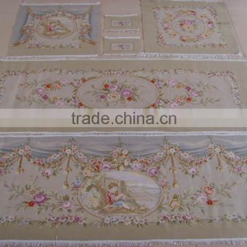 High quality aubusson french style sofa cover set