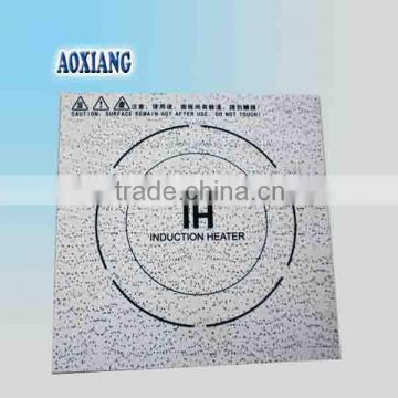 Hot! Customized induction cooker glass 4mm-19mm Cooker Hob Ceramic Glass Panels / 8mm glass ceramic cooktop