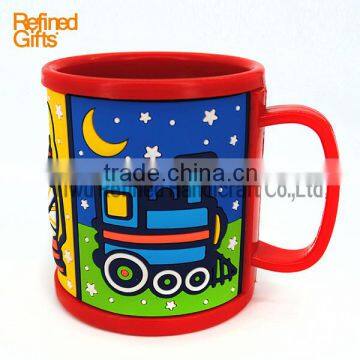 Menufacture China PVC rubber Coffee cup Mug Train Mugs Creative Gift