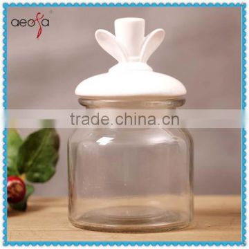 High Quality Mason Jars with Ceramic Lid Glass Pudding Jar