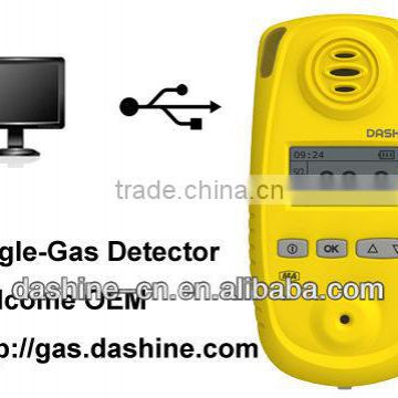 Portable Gas Monitor/Alarm for SO2 with LCD Display