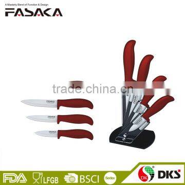 KC1309 Set of 5pcs Safety and Comfortable Handle New designed Ceramic Kitchen Knife Set