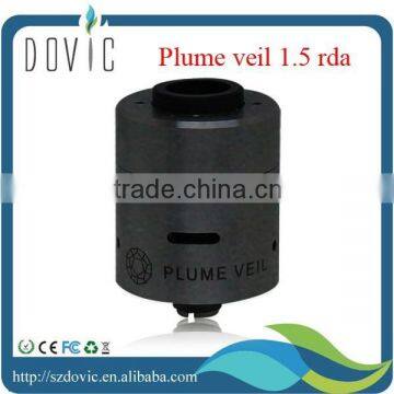 Black plume veil 1.5 rda plume veil 1.5 atomizer
