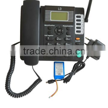 2016 Top sales landline phone with sim card GSM telephone with sim card 3G/2G deskphone for English market