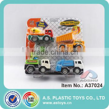 4 Styles Friction Power Engineering Truck Toy For Kids