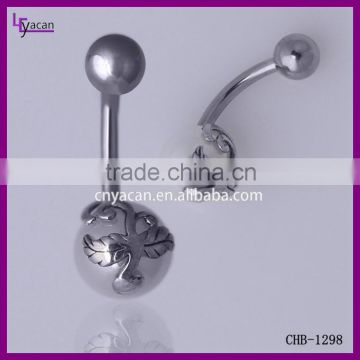 Wholesale Body Jewelry In China Pearl Plastic Navel Rings