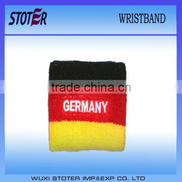 sports wristband with germany flag colour
