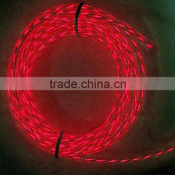 2.3mm 3.2mm el glowing wire/ led light rope el glowing cable/ EL Chasing Wire