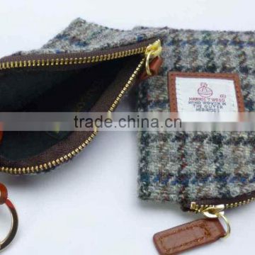 Japan fashion pouch series made by Harris tweeds material