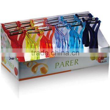 Professional vegetable /fruit parer & colorful plastic ps