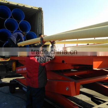 SN8 DN110 DN800 PVC corrugated plastic pipe price