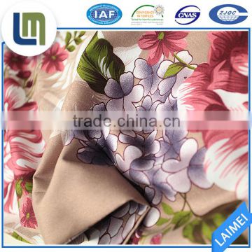 Wide width 100% polyester fabric of disperse printing