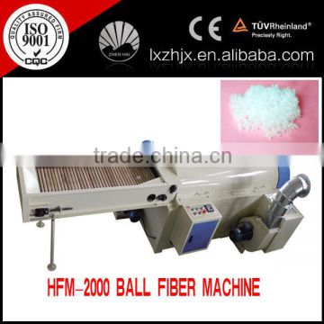 Nonwoven polyester fiber siliconized popcorn fiber machine, pearl fiber making machine