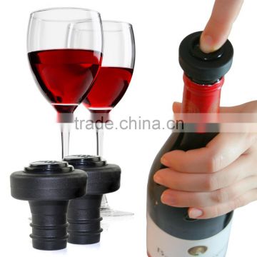 Wine vacuum stopper, silicone rubber wine bottle stopper