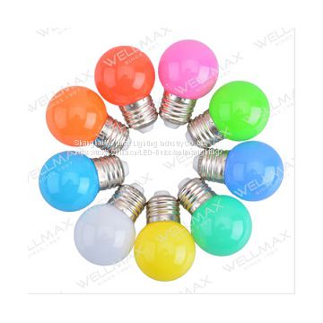 WELLMAX LED Color Bulb G45