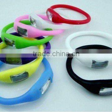 Silicone wristband watch