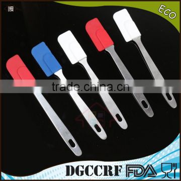 NBRSC Cake Cream Scraper Mixing Batter Butter silicone Spatula with stain steel handle