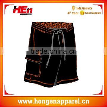 Hongen apparel Summer Hot Custom Waterproof Beach Shorts For Surfing popular beach shorts