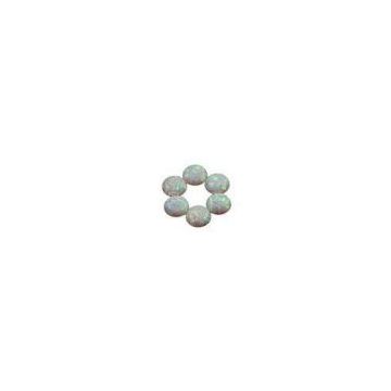 Opal Round Lab Created Loose Gemstones Cabochone Cut , 4mm x 4mm