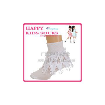 Korea Cute Lace Children\\\'s Kids Dancing Socks Breathability Princess Socks
