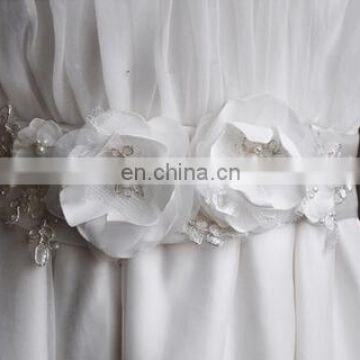 Simple Handmade Flower Wedding Dress Belt Bridal Accessories