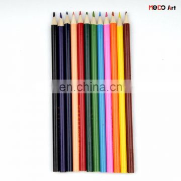 Customized 17.8 cm 12 colors quality wood colored pencil