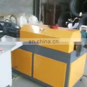reinforcing scrap rebar straightening cutting machine round coiled rebar cutter machine