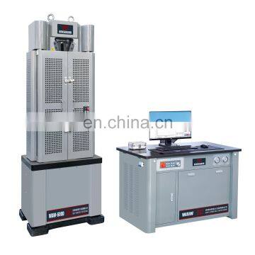 WAW-600 Microcomputer bolt load hydraulic universal testing machine for tension and compression