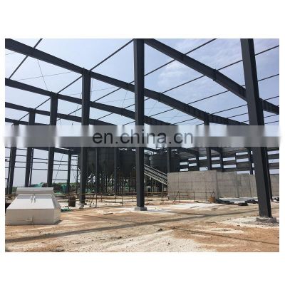 Steel Structure Prefabricated Garbage Treatment Center Shed