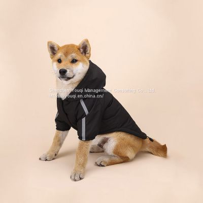 Winter Dog Reflective Jacket/ Warm Dog Clothes/ Color Custom Pet Clothes/
