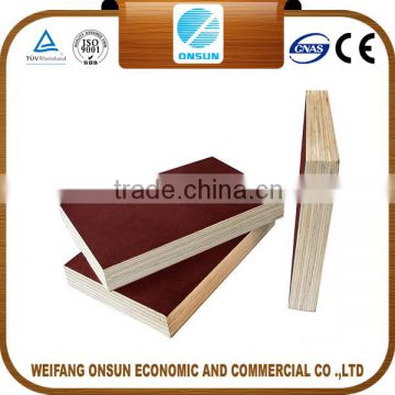 good quality 12mm film faced plywood/12mm black film faced plywood