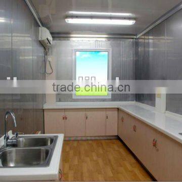 Ten years professional manufacture of 20ft kitchen container