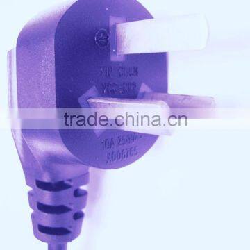 Chinese standard 3pin10A/ 250V chinese plug
