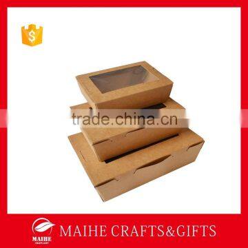 Kraft Paper Lunch Box With Window