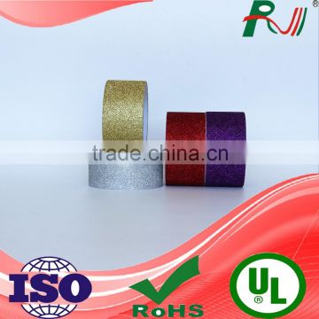 High quality China flat glitter tape for decoration