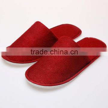 hotel disposable slipper with competitive price red slipper