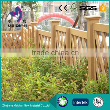 Easy installation wood plastic composite picket fence panels