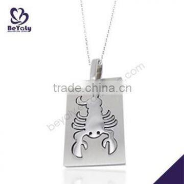stainless steel custom available jewelry pendant parts