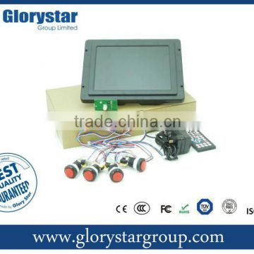 10" interactive lcd tv advertising display with buttons