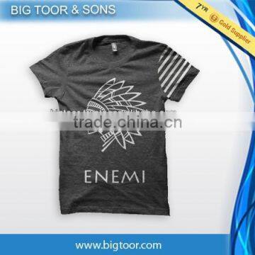 100% cotton men t shirts with printing