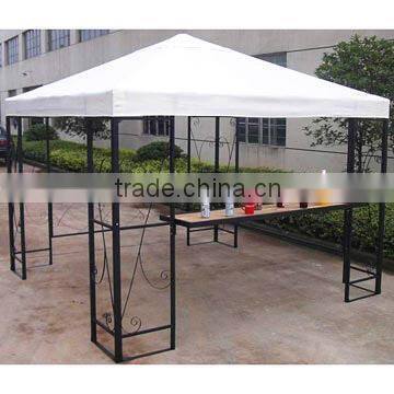 Metal Trellis with Bar Table