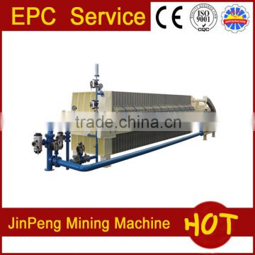 Gold clay filter press, filtering mine machinery in China