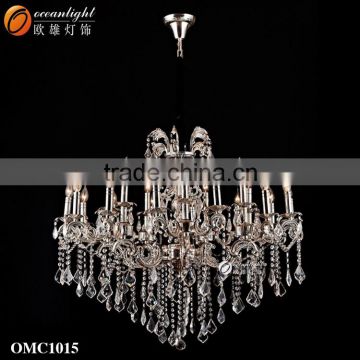 chandelier candle light,european glass chandelier OMC1015-